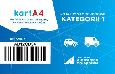 Karta dla pojazdów kategorii 1