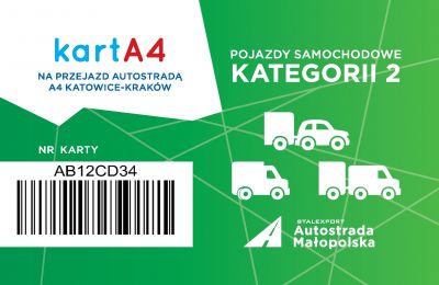Karta dla pojazdów kategorii 2